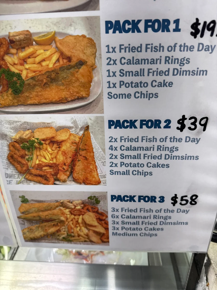 Menu, Eat Fish