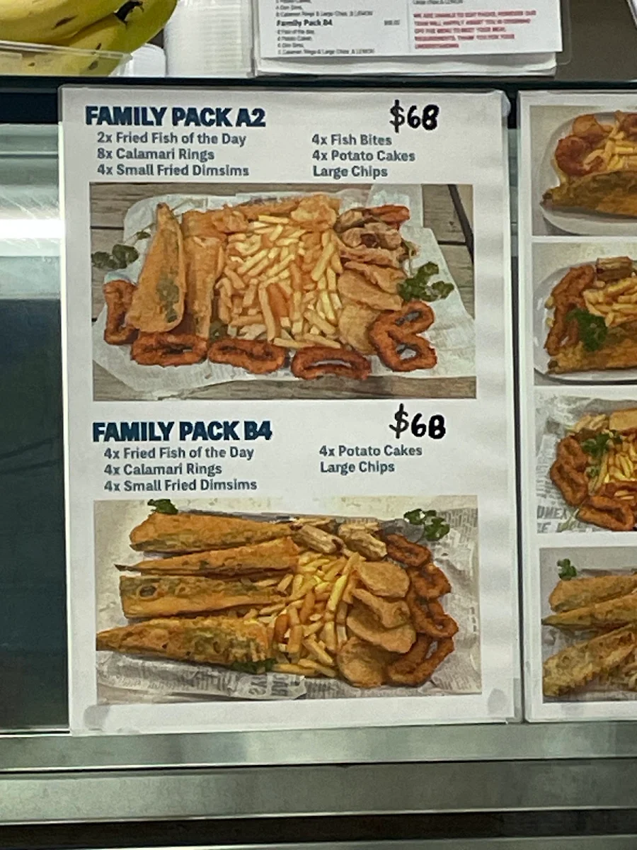 Menu, Eat Fish