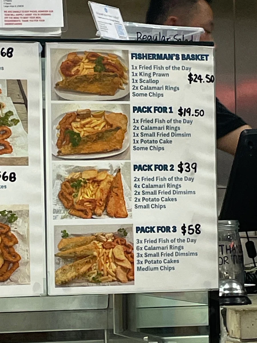 Menu, Eat Fish
