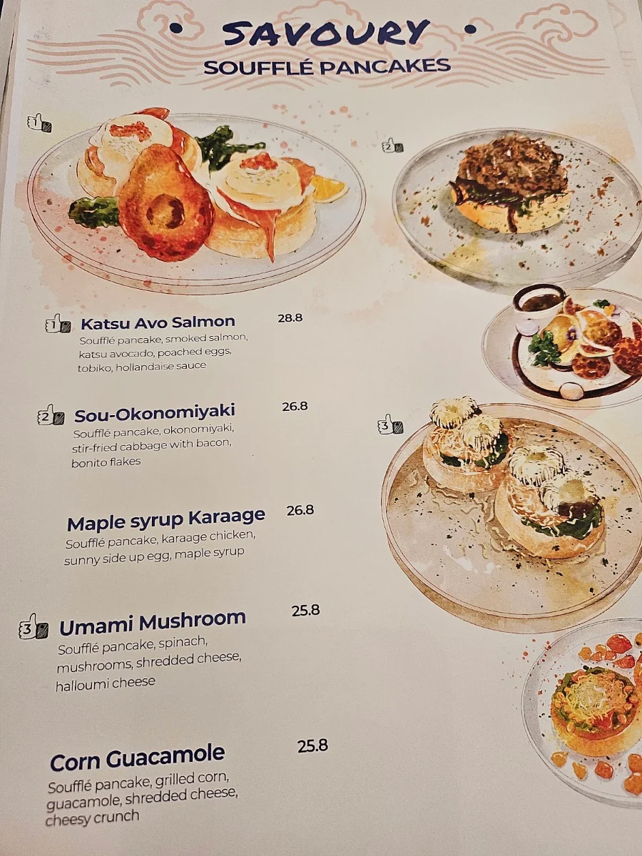 Menu, Tokyo Cloud