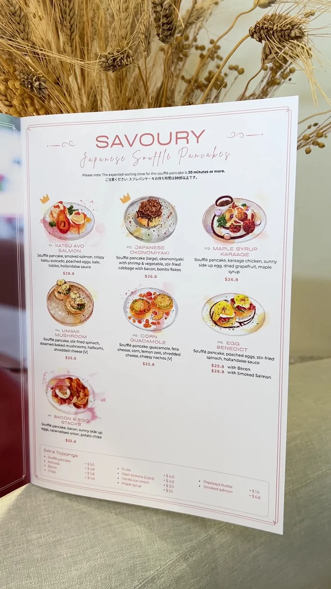 Menu, Tokyo Cloud