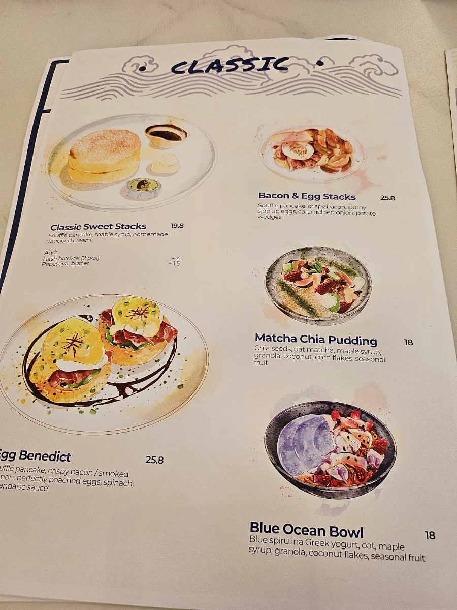 Menu, Tokyo Cloud