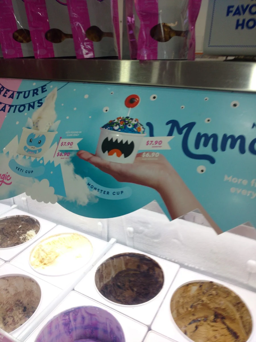 Menu, Baskin-Robbins Wellington Point