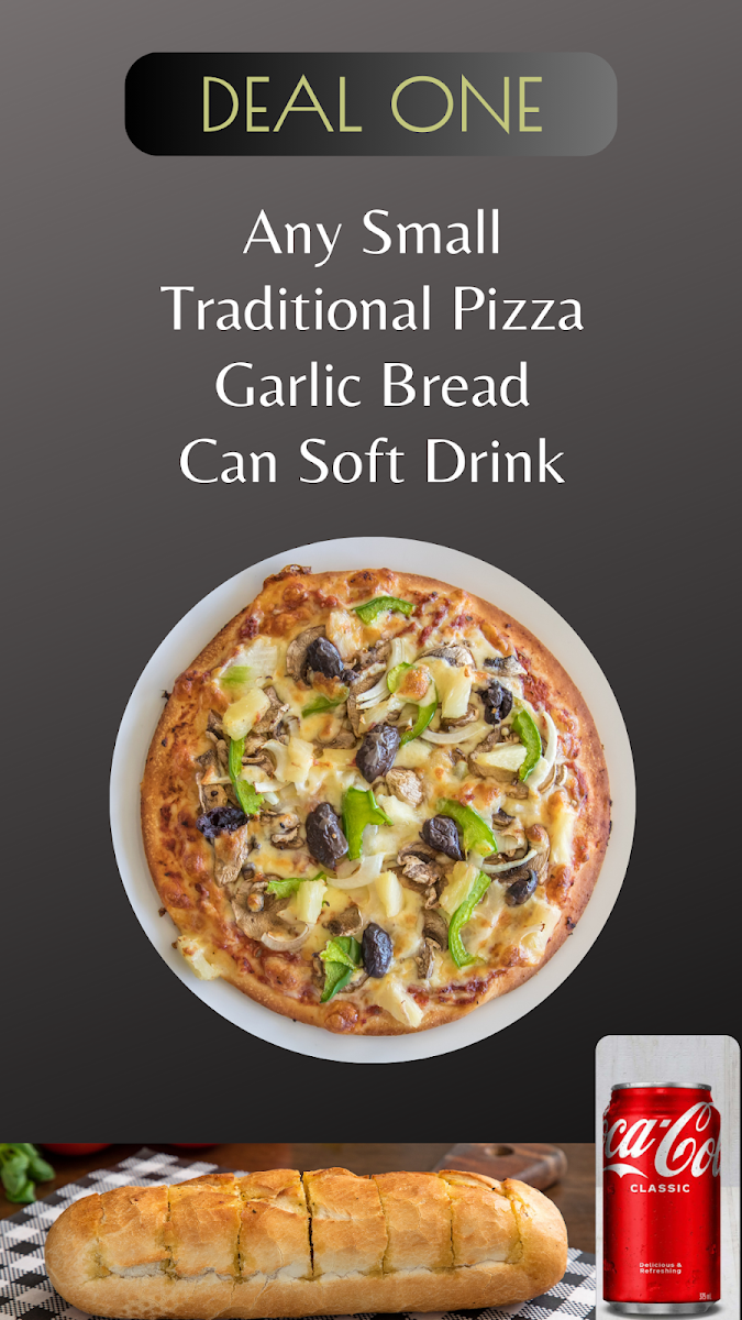 Menu, Milanos Pizza Bar