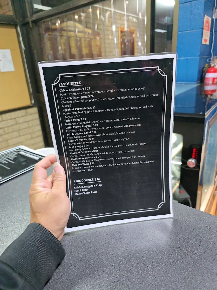 Menu, Amos Restaurant @ Sporties Club