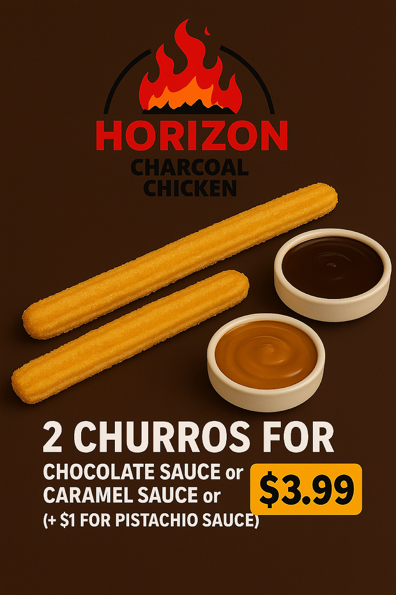 Menu, Horizon Charcoal Chicken