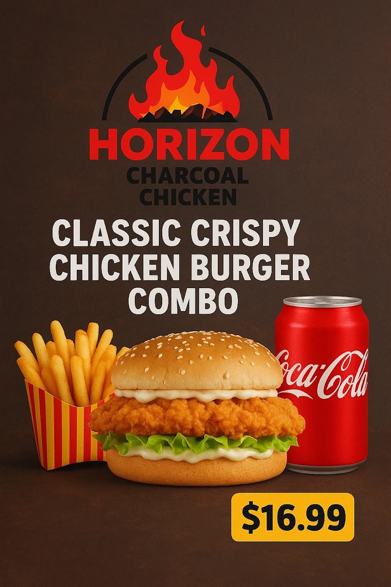 Menu, Horizon Charcoal Chicken