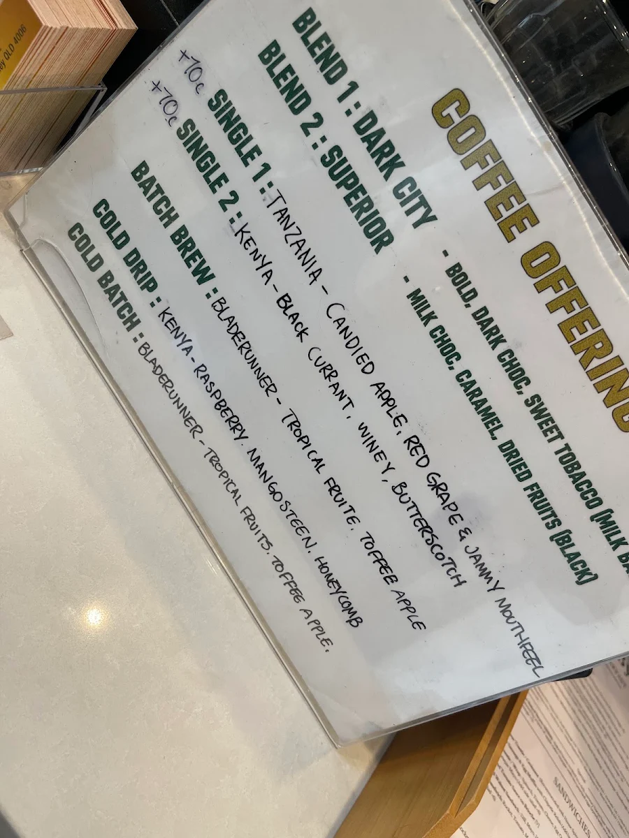 Menu, Piccolo By Him