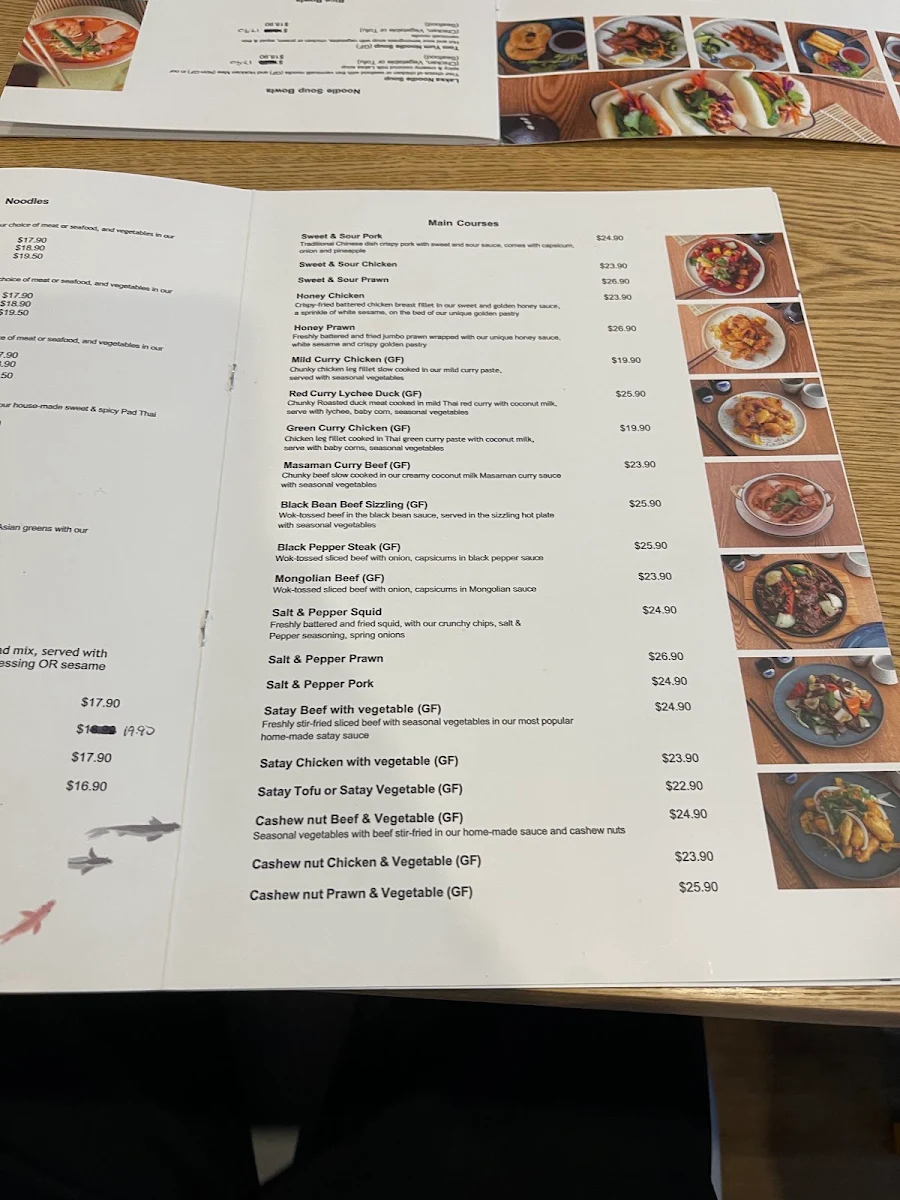 Menu, Chinmi