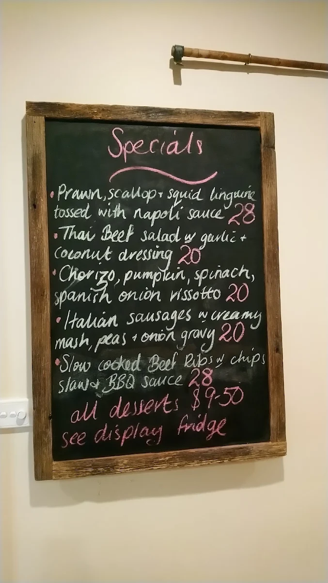 Menu, Happy Valley Hotel Ovens