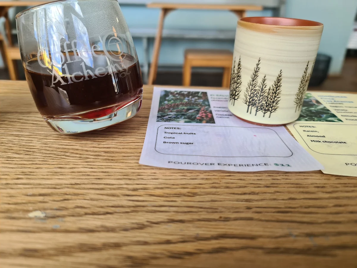 Menu, Coffee Alchemy