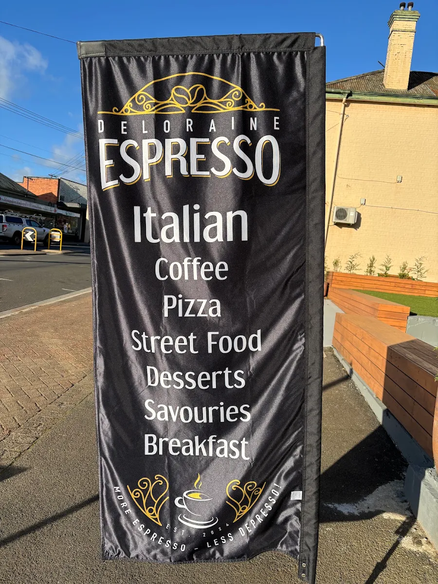 Menu, Deloraine Espresso