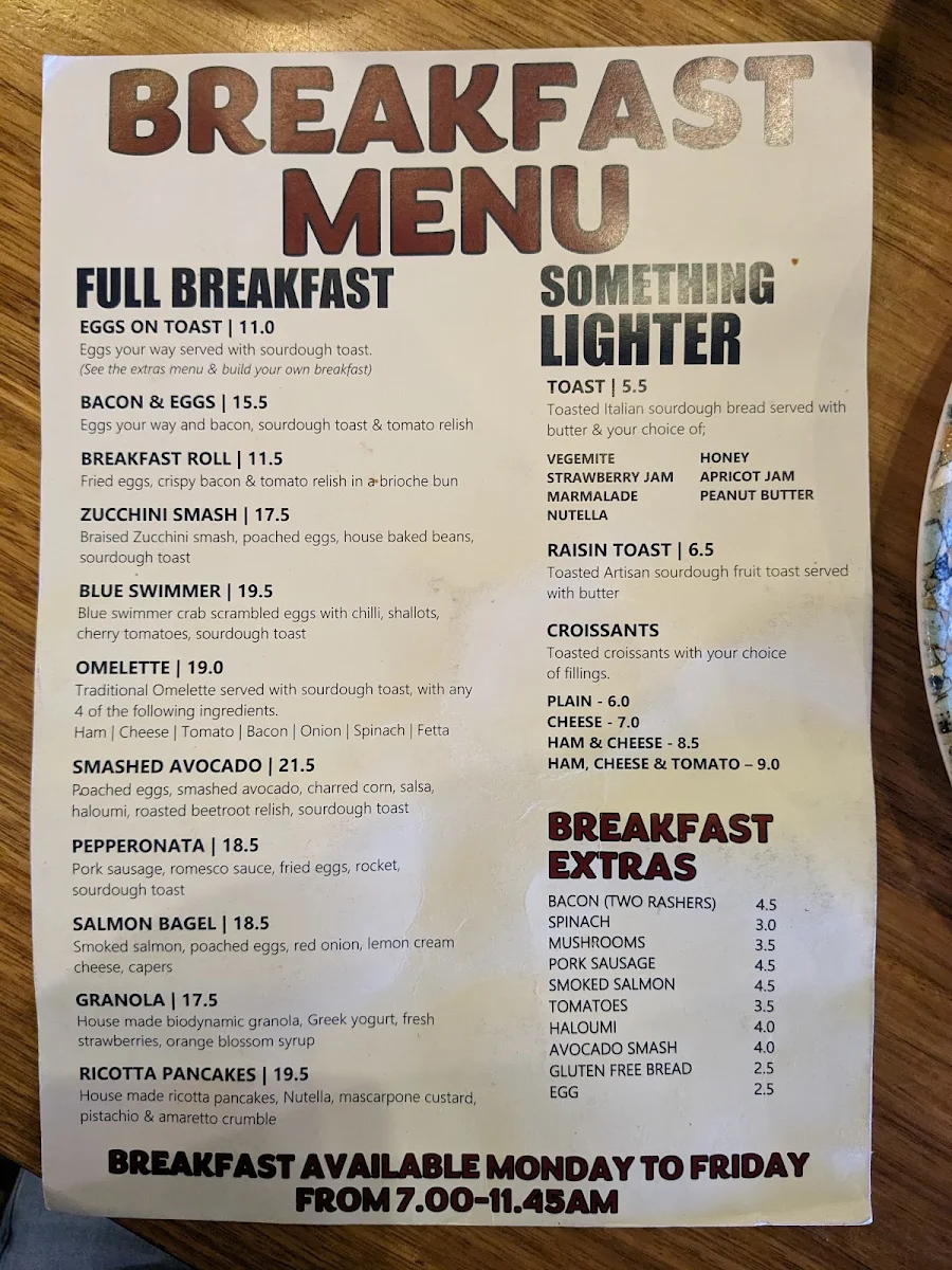 Menu, Est Ovest - Osteria | Caffe' | Aperitivo Bar