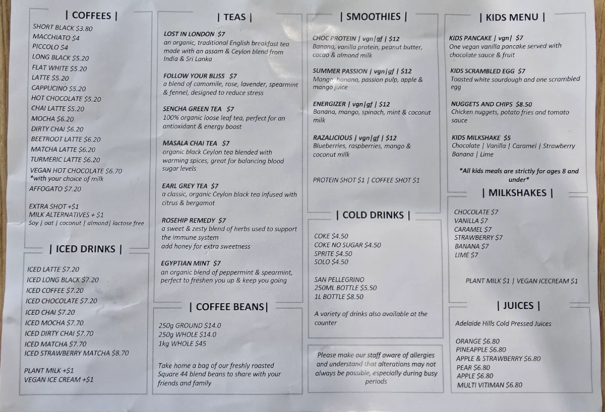 Menu photo 1