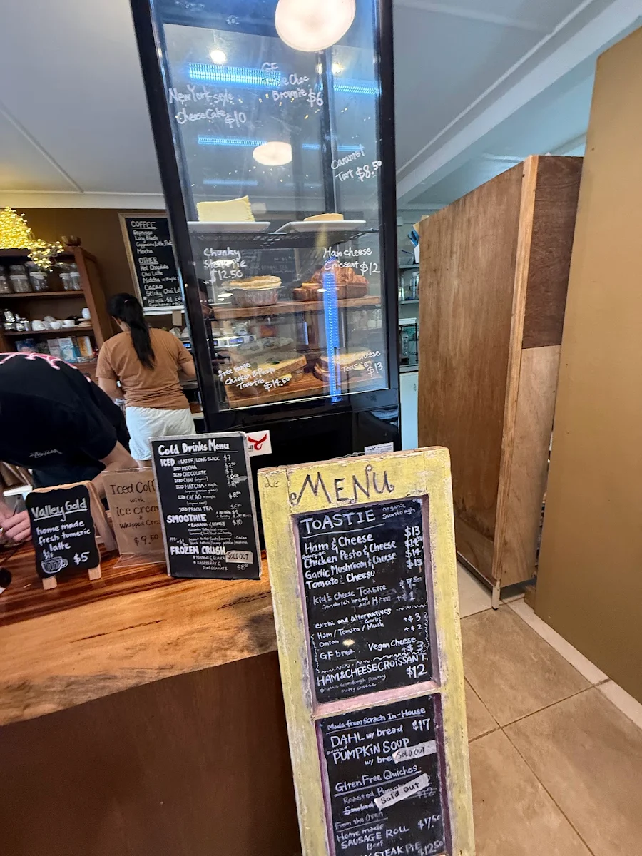 Menu, Currumbin Valley Rock Pool Cafe and Store