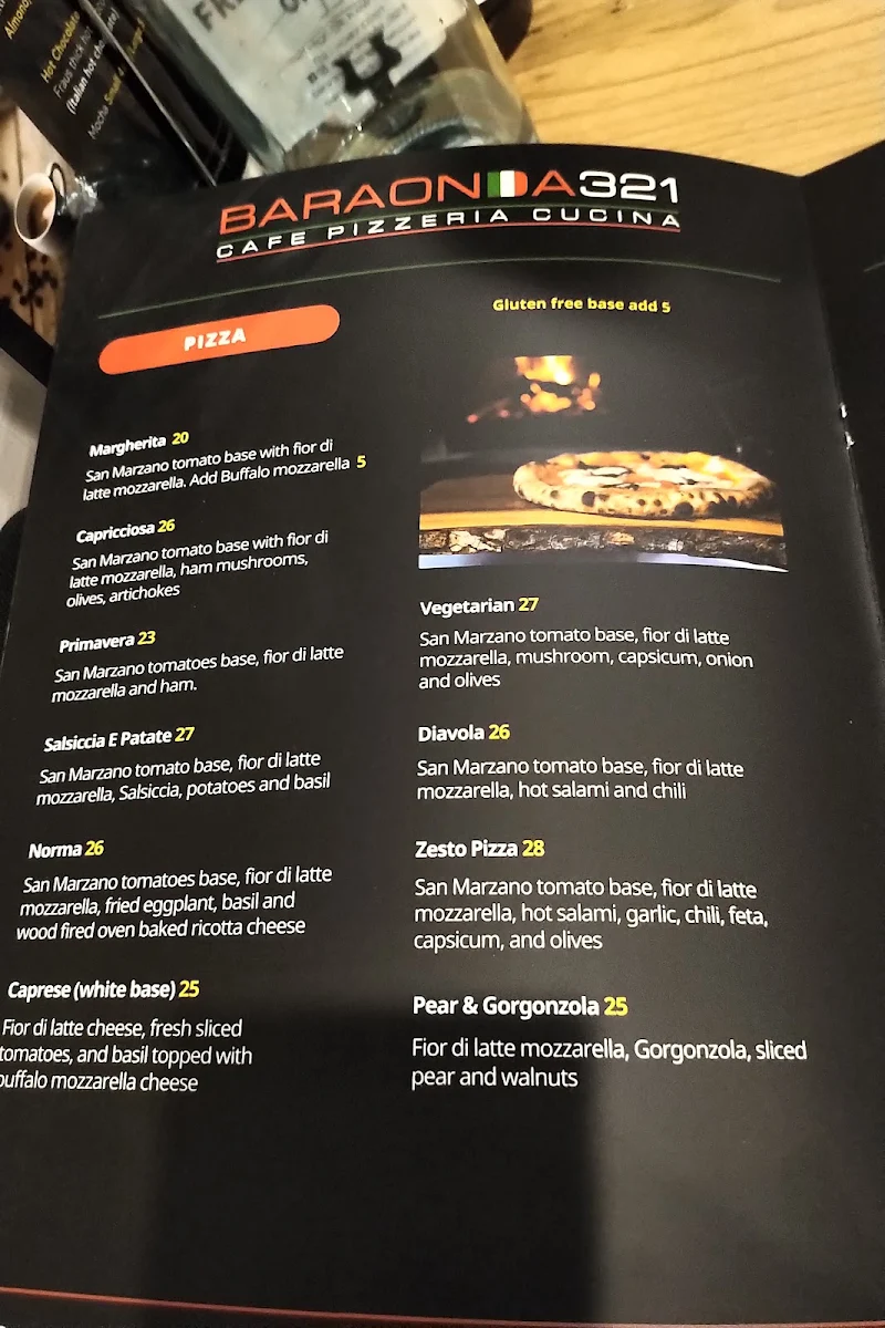 Menu, CHICCI