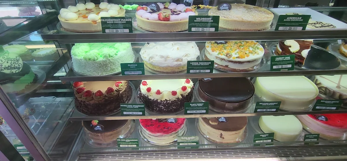 Menu, The Cheesecake Shop Canning Vale