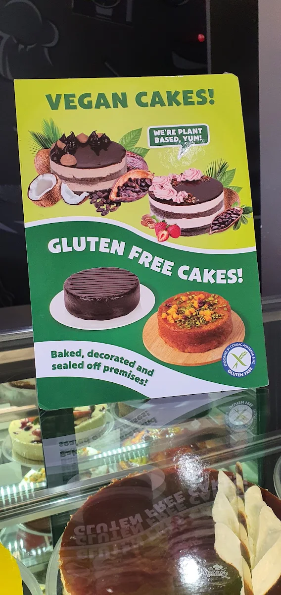 Menu, The Cheesecake Shop Canning Vale
