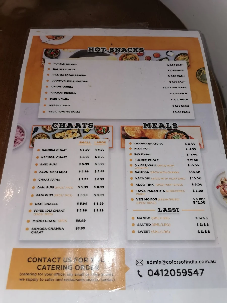 Menu, Chhappan Bhog- Takeaway