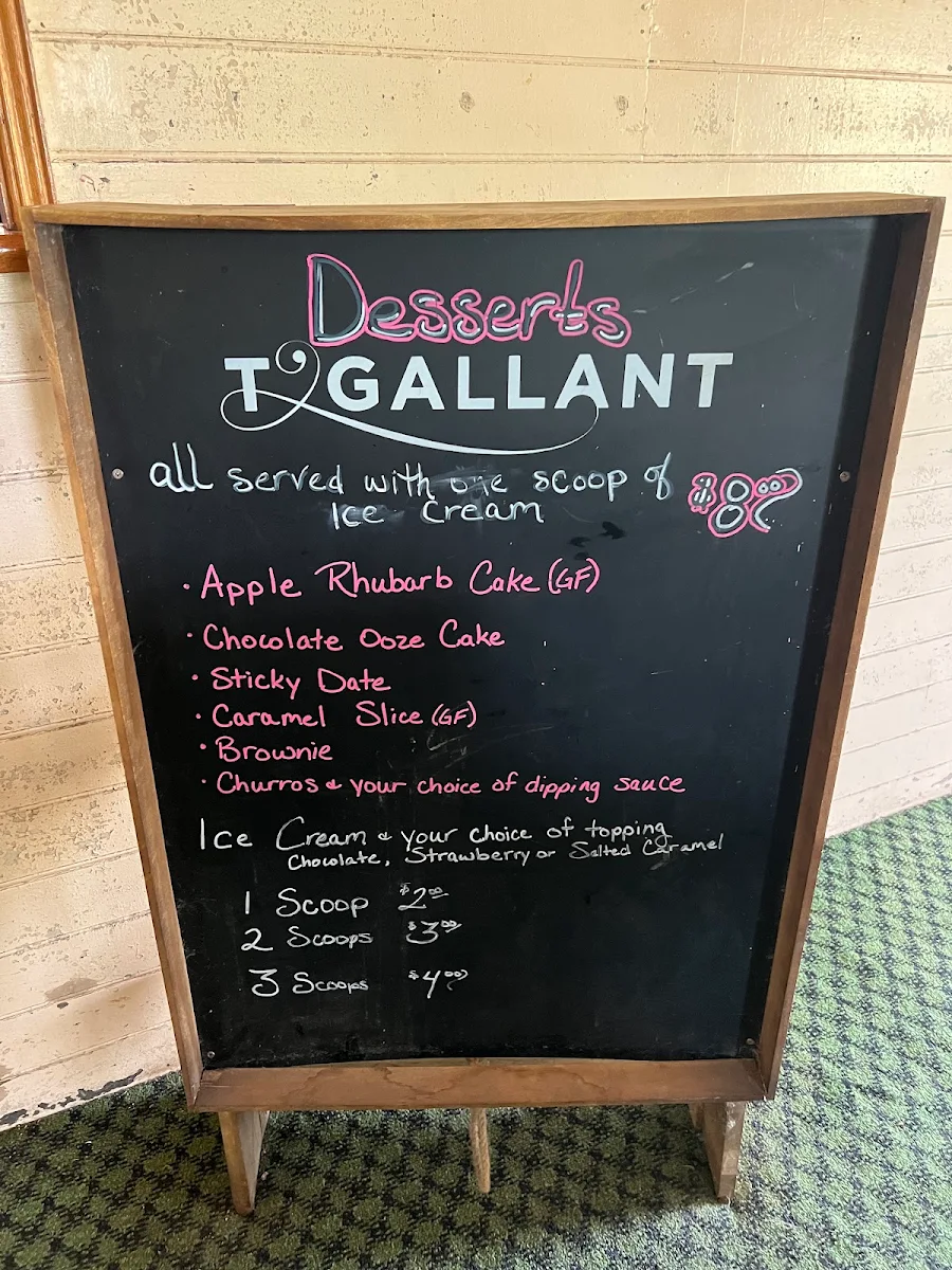 Menu, The Leap Hotel