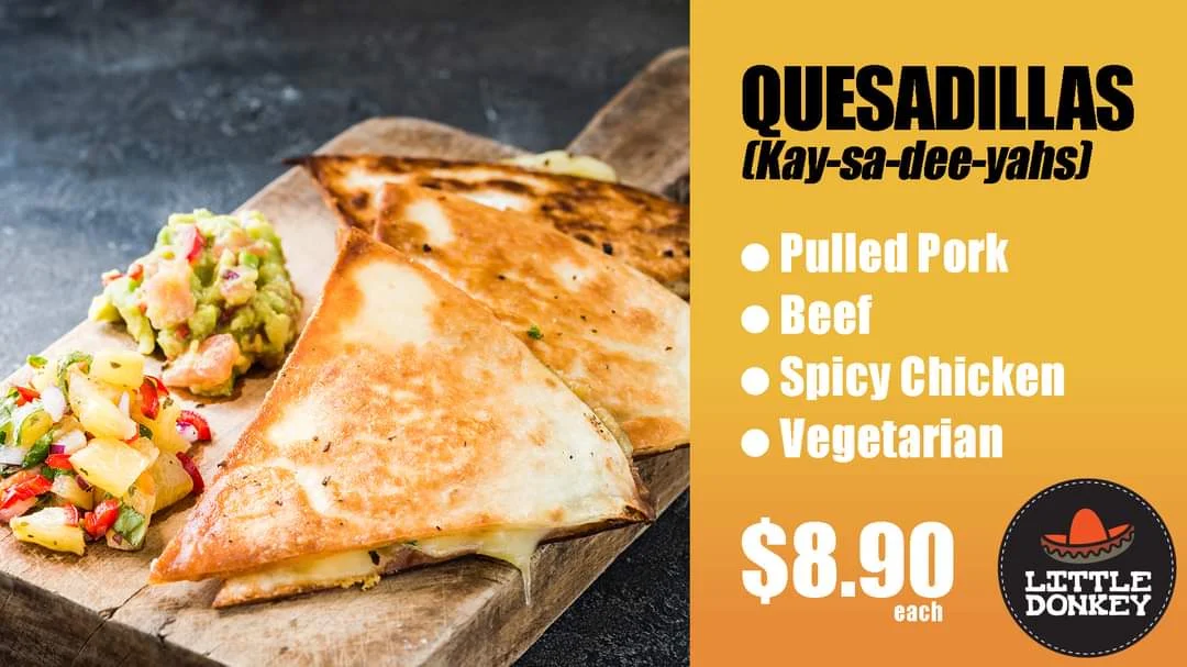 Menu, Little Donkey | Best Coffee | Mexican Food | Best cafe