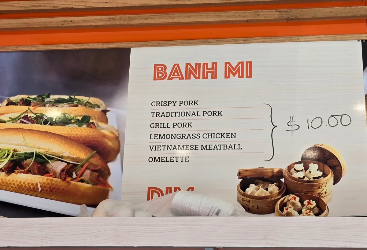 Menu, Bluewater Bakery