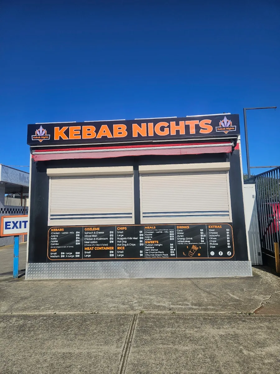 Menu, Kebab Nights