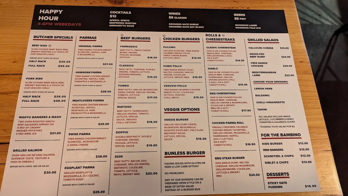 Menu, Macelleria Moonee Ponds the butcher that cooks for you