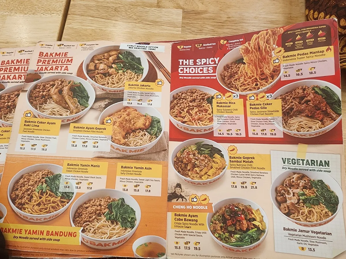 Menu, Martabak Pecenongan 78 & D'Bakmie