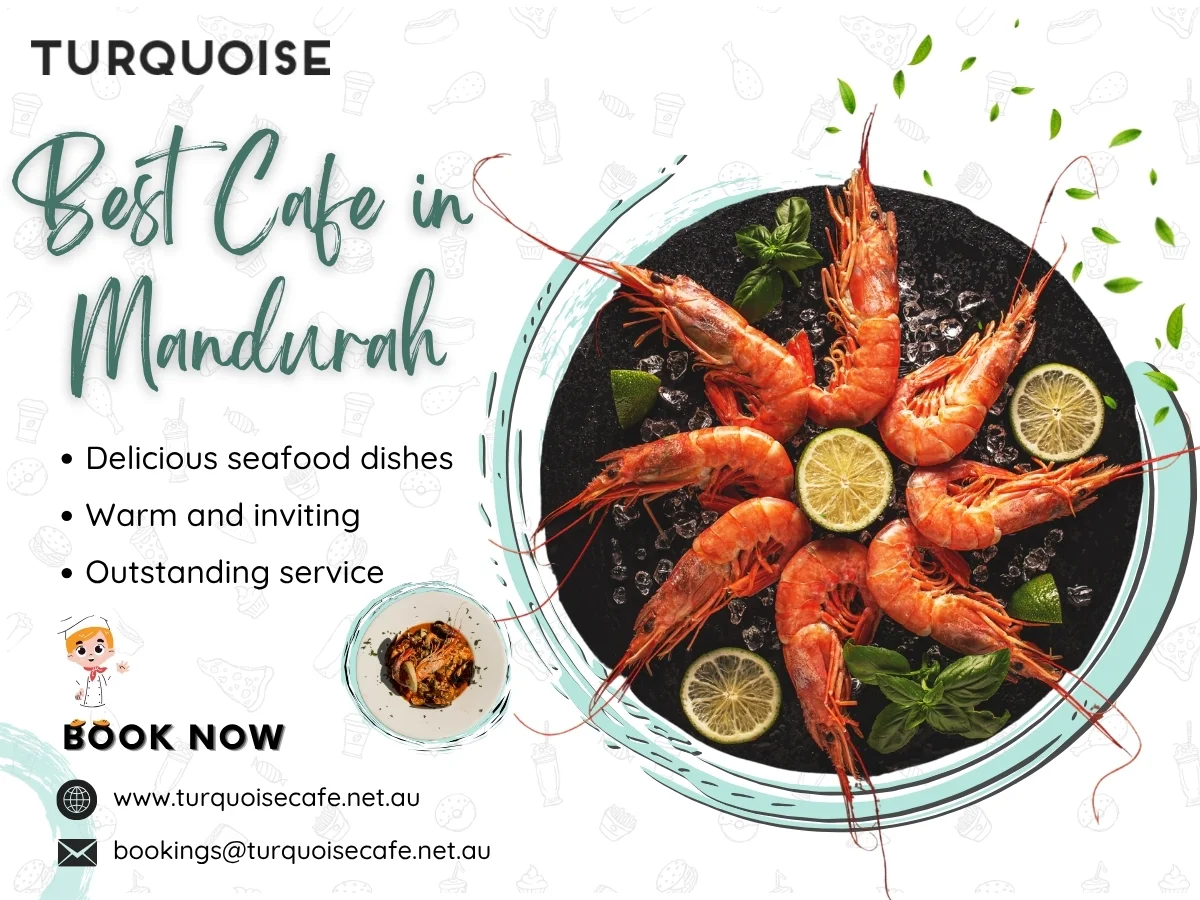 Menu, Turquoise Mandurah