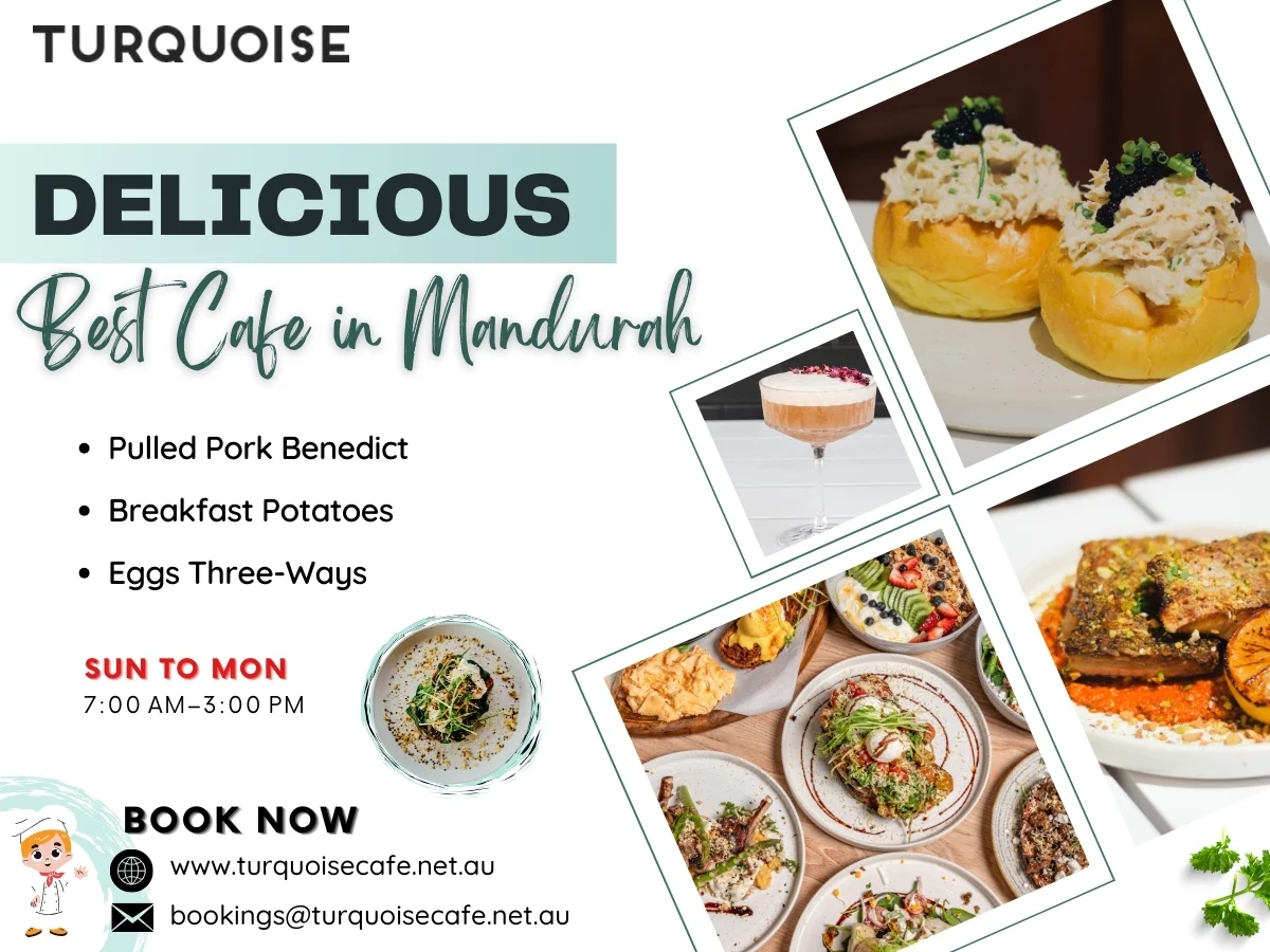 Menu, Turquoise Mandurah