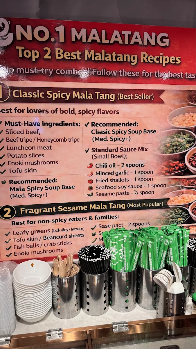 Menu, No.1 Malatang - World Square