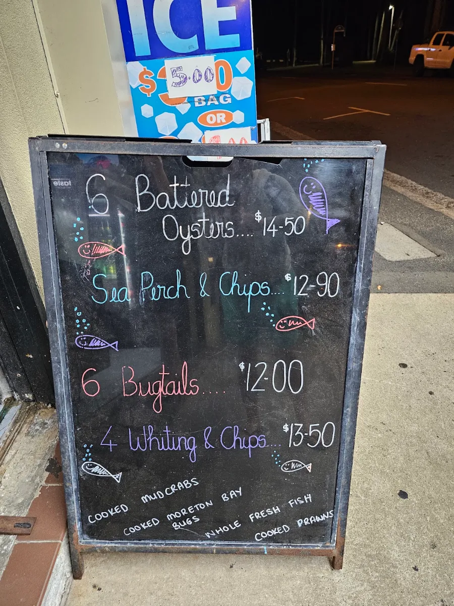 Menu, Maddigan's Seafood