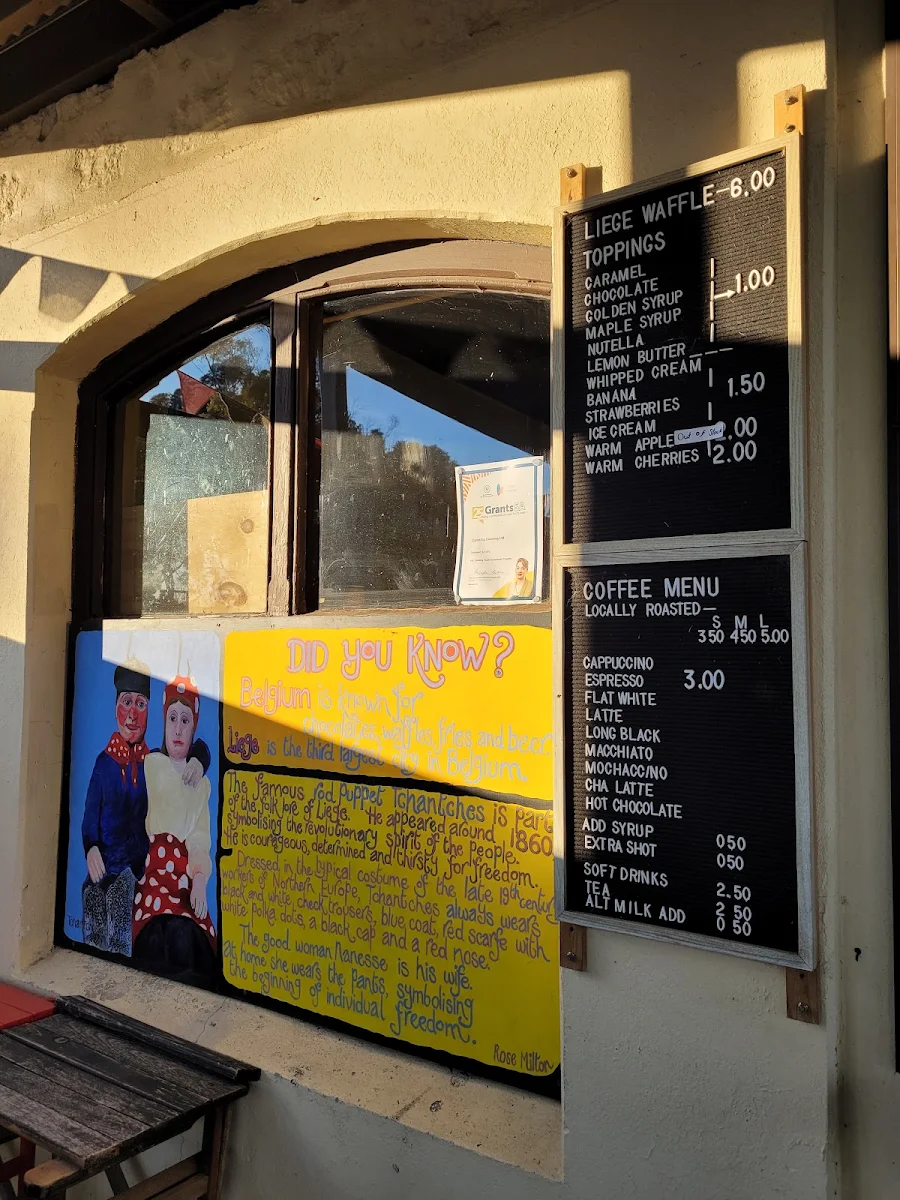Menu, Waffles & Jaffles