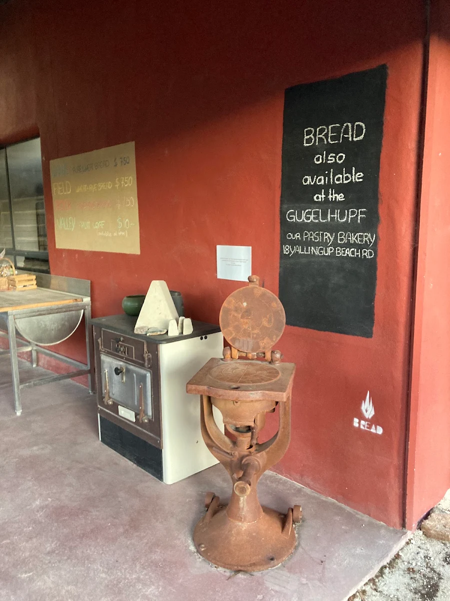 Menu, Yallingup Woodfired Bakery