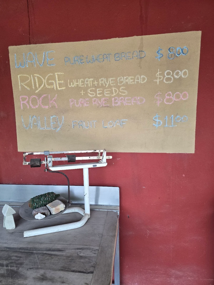 Menu, Yallingup Woodfired Bakery