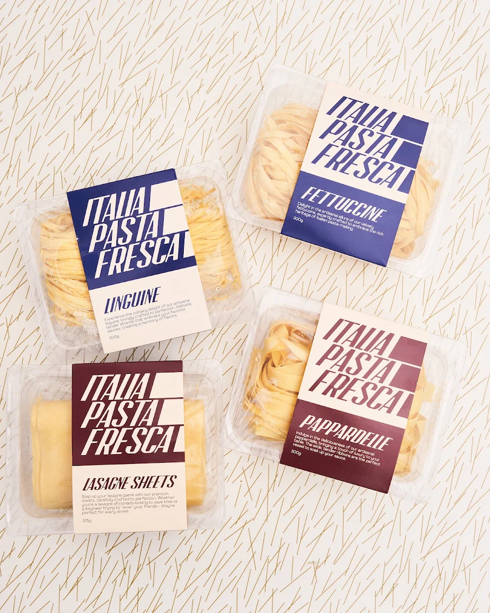 Menu, Italia Pasta Fresca