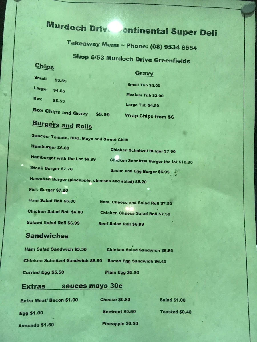 Menu photo 1