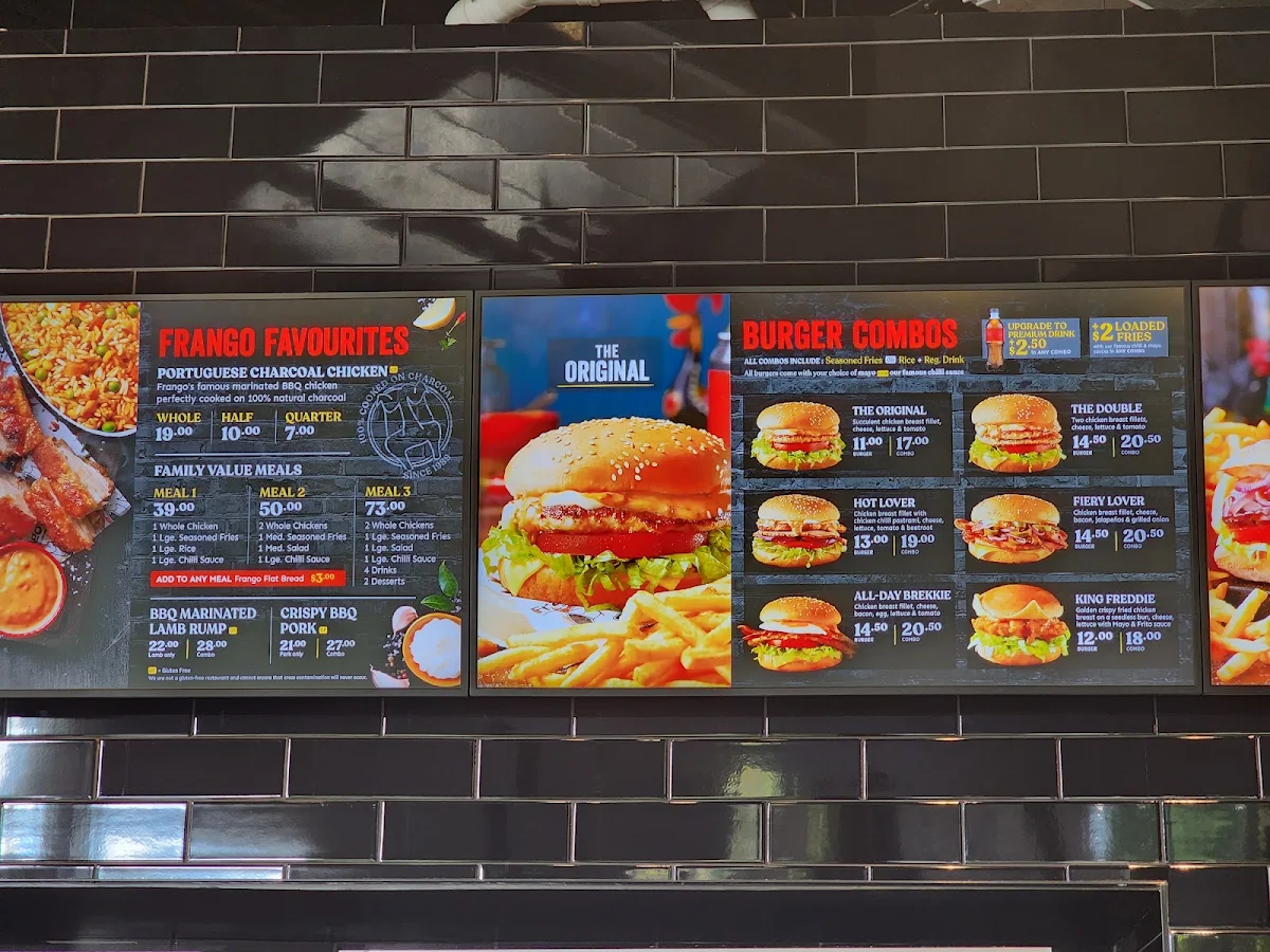 Menu, Frango Marrickville Metro