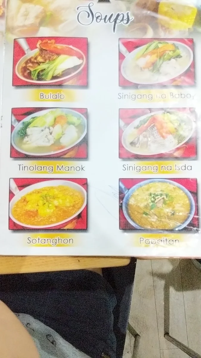 Menu, Bamboo House