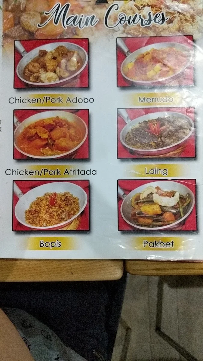 Menu, Bamboo House
