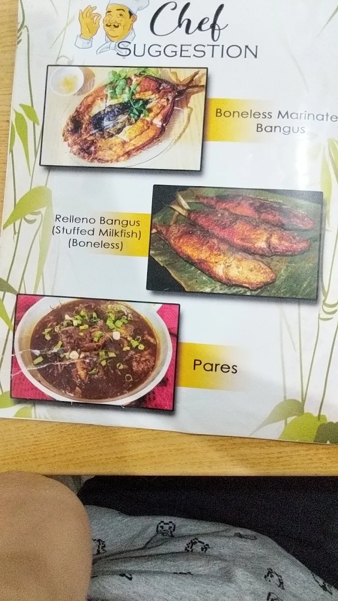 Menu, Bamboo House