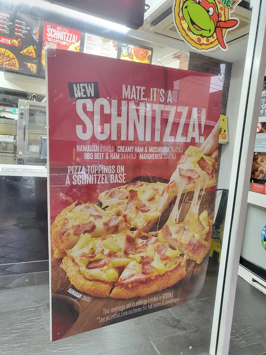Menu, Pizza Hut Earlwood