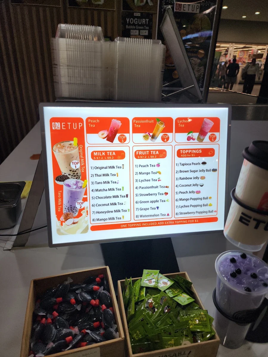 Menu, Etup Sushi