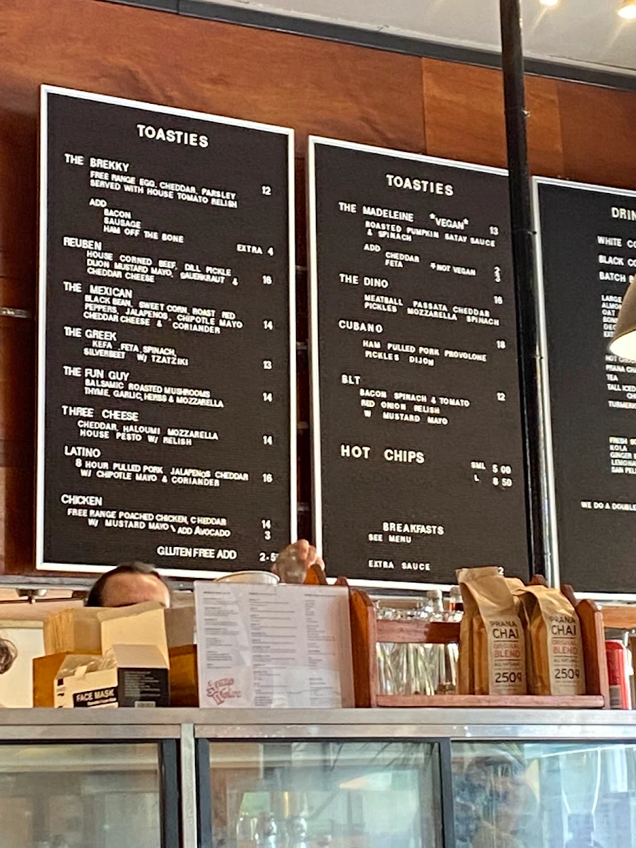 Menu, Aphro & Wolfe