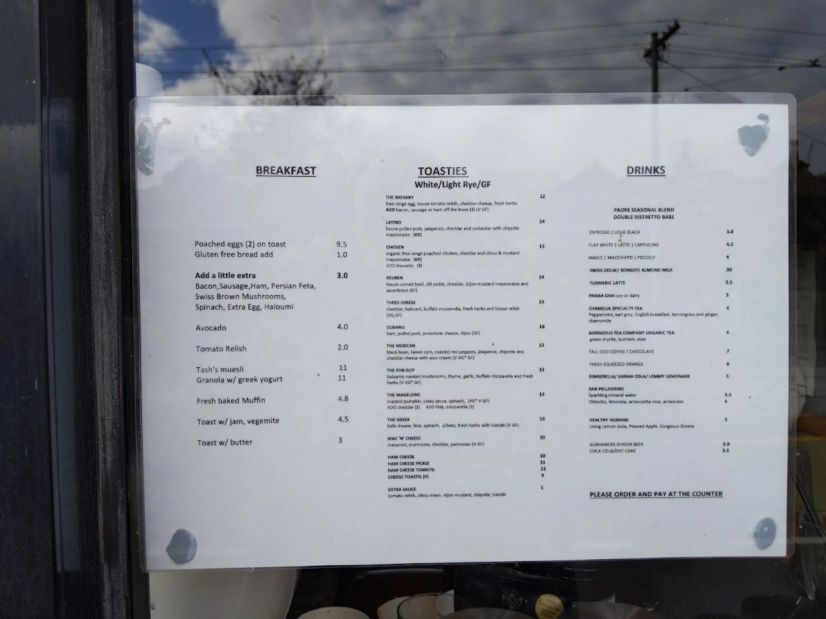 Menu, Aphro & Wolfe