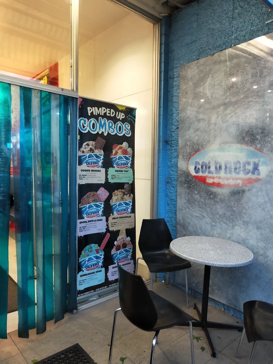 Menu, Cold Rock Ice Creamery Hobart