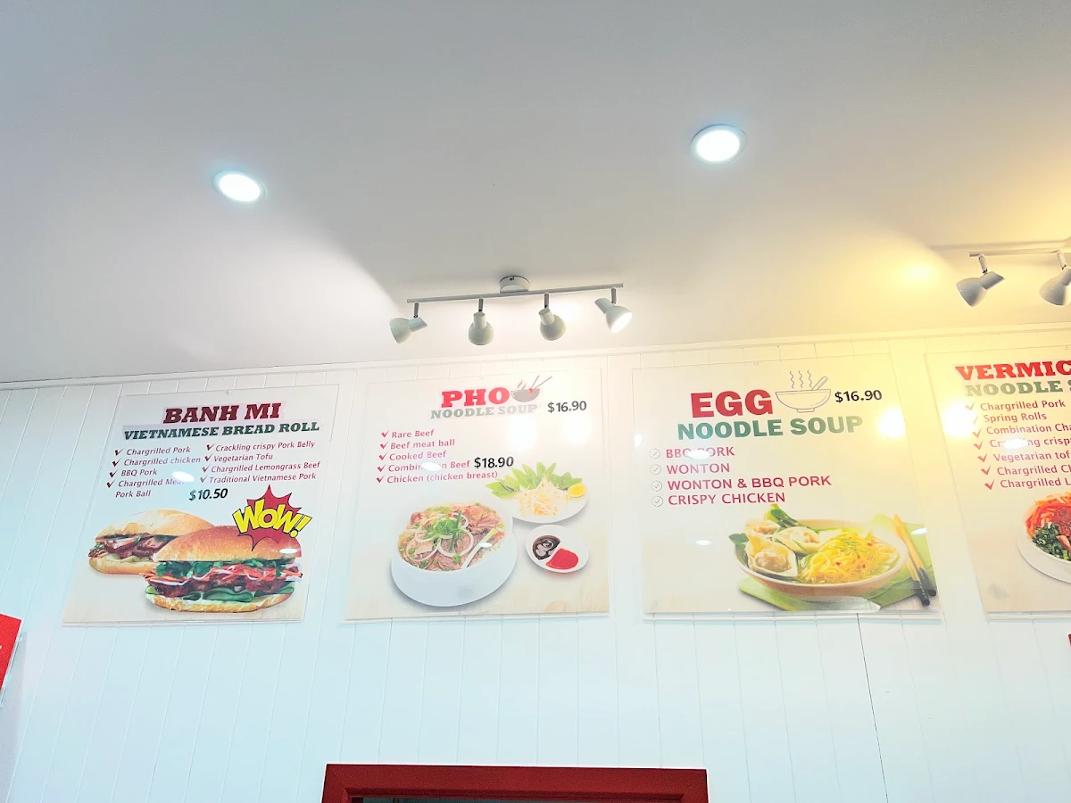 Menu, Wow Banh Mi Aspley