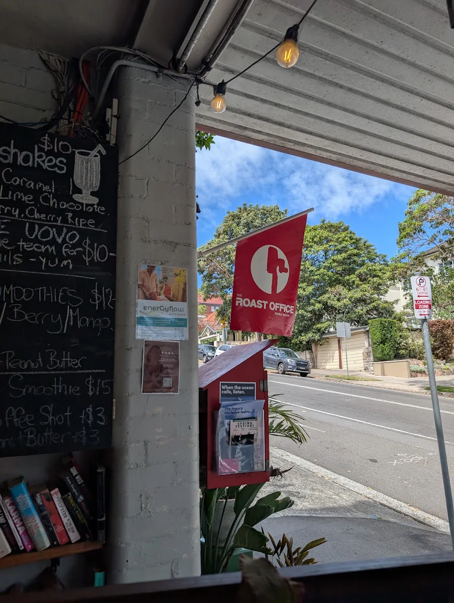 Menu, The Roast Office Cafe