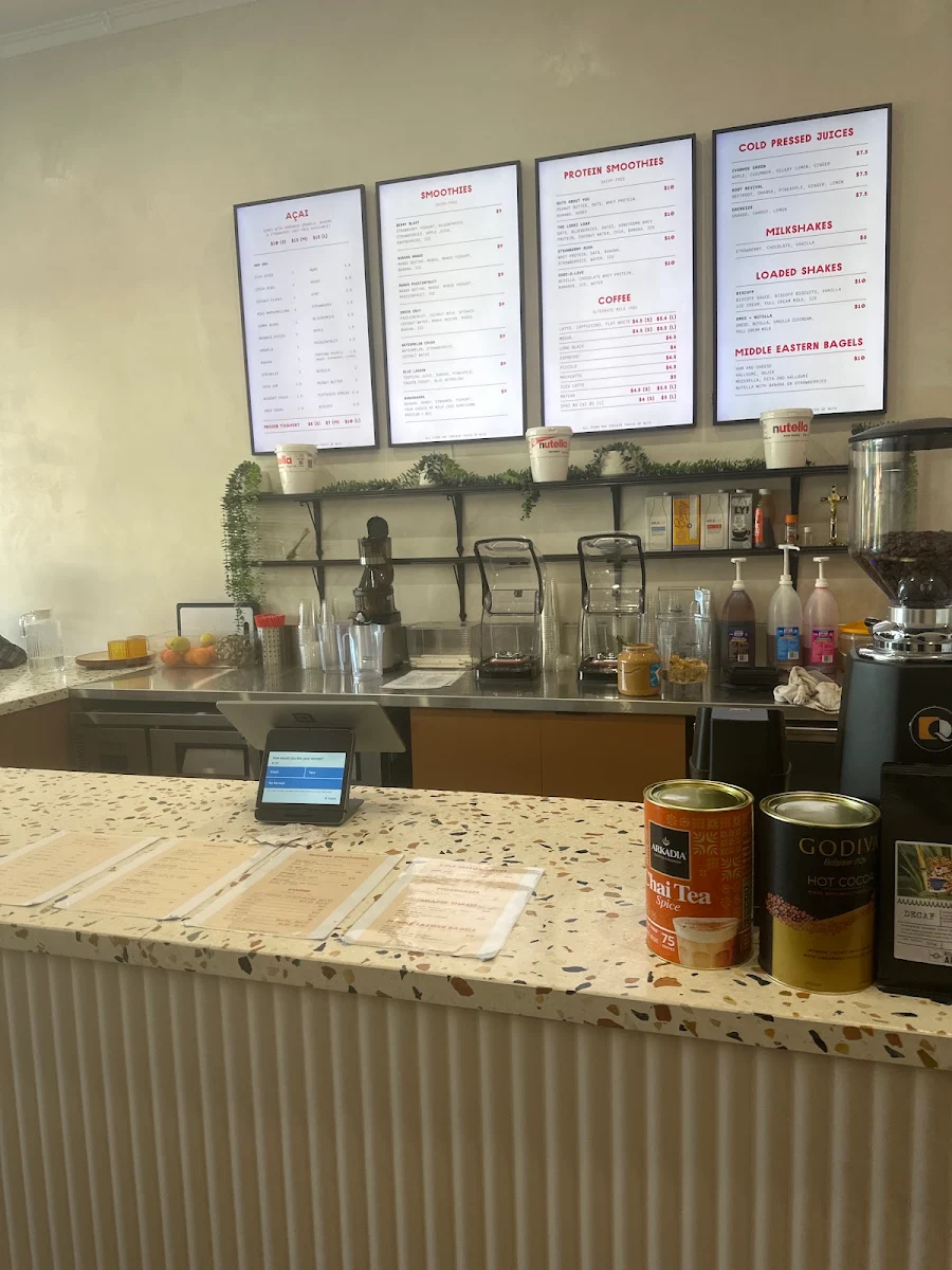 Menu, The Lorri East Ivanhoe